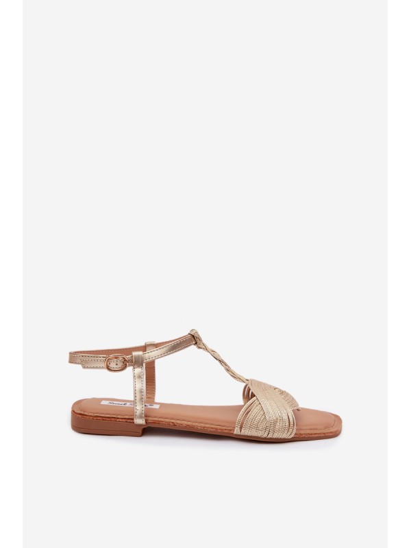 Women's Flat Yellow Sandals Nexora