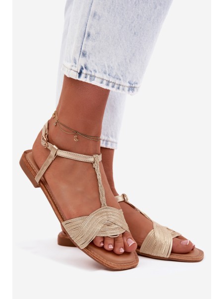 Women's Flat Yellow Sandals Nexora