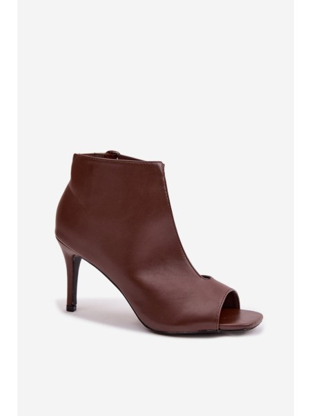 Women's High Heel Chocolate Sandals Helira