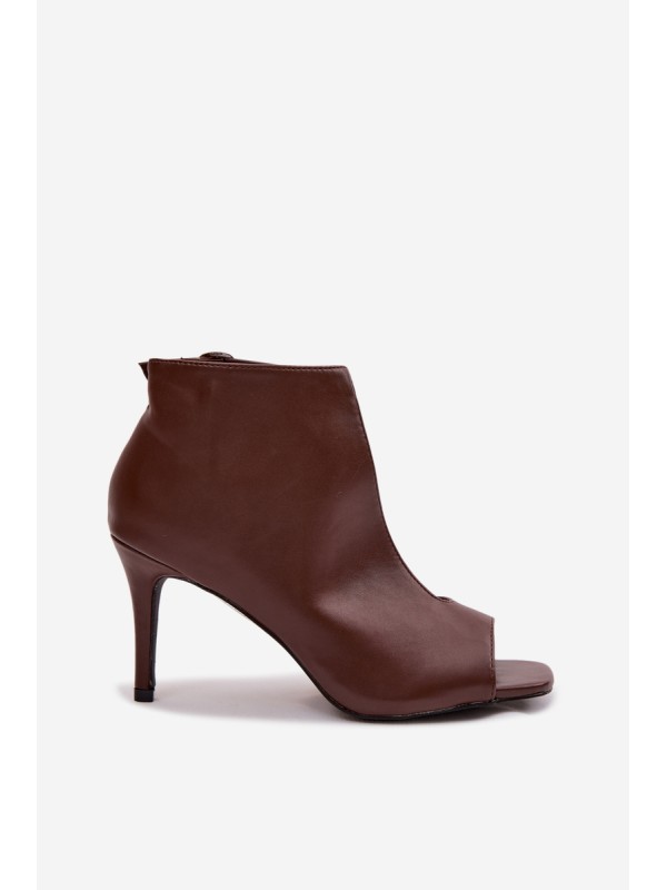 Women's High Heel Chocolate Sandals Helira