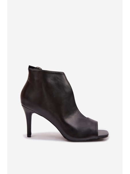 Women's High Heel Black Sandals Helira