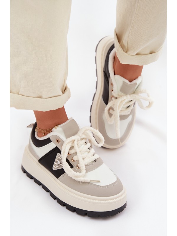 Women's Platform Sneakers Gray Florinda