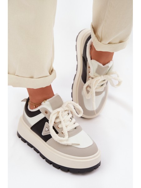 Women's Platform Sneakers Gray Florinda