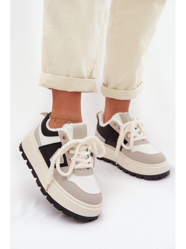 Women's Platform Sneakers Gray Florinda