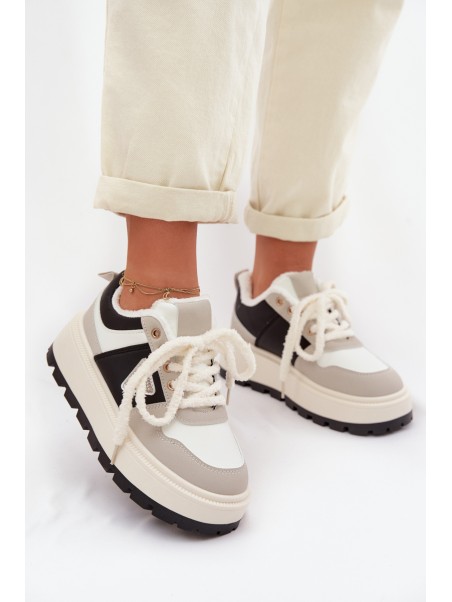 Women's Platform Sneakers Gray Florinda