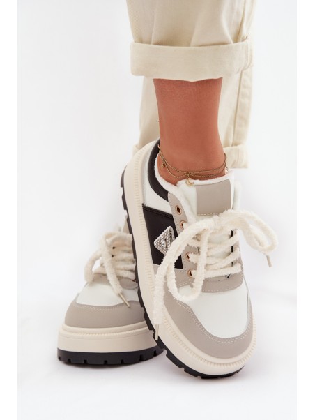 Women's Platform Sneakers Gray Florinda