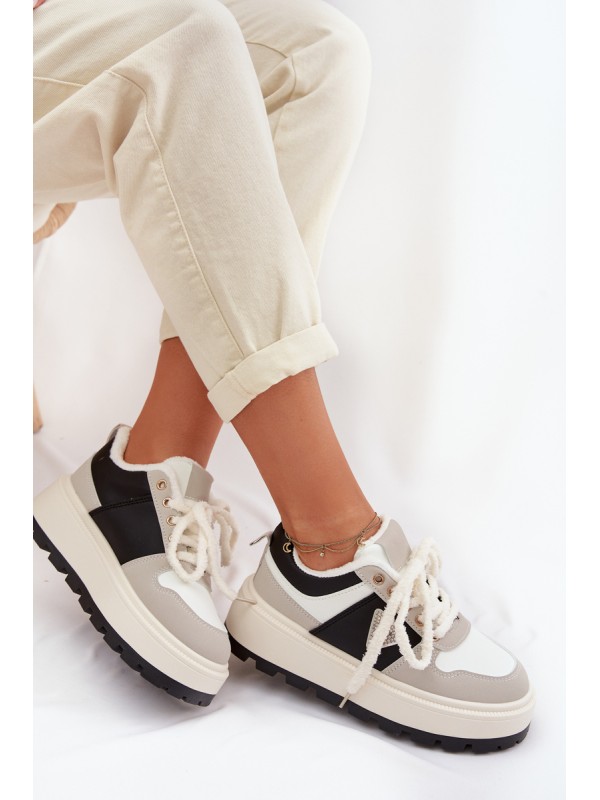 Women's Platform Sneakers Gray Florinda