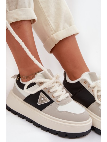 Women's Platform Sneakers Gray Florinda