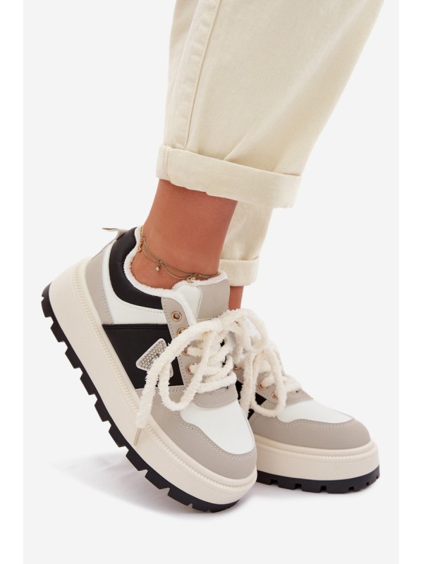 Women's Platform Sneakers Gray Florinda