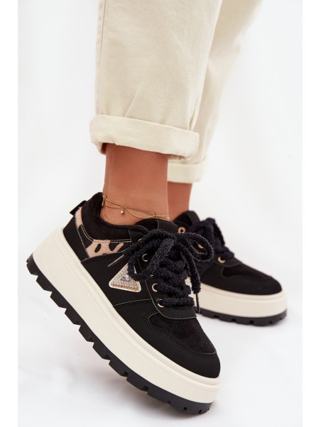 Women's Platform Sneakers Black Florinda