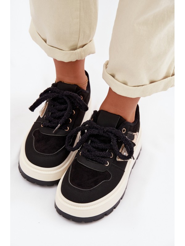 Women's Platform Sneakers Black Florinda