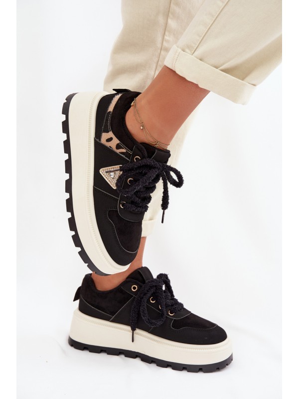 Women's Platform Sneakers Black Florinda