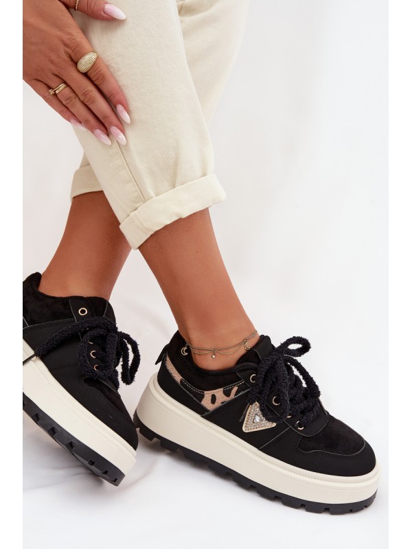 Women's Platform Sneakers Black Florinda