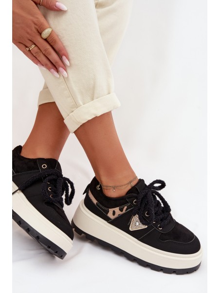 Women's Platform Sneakers Black Florinda