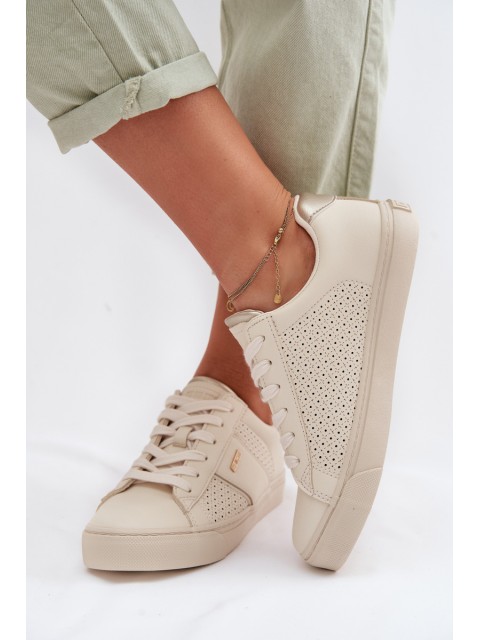 Women's Mesh Sneakers Big Star TT274292 Beige