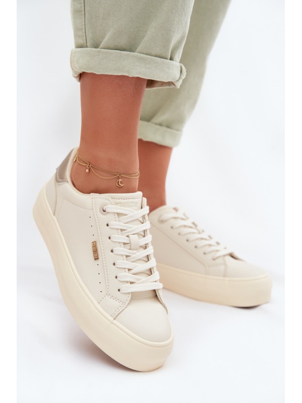 Big Star TT274806 Beige Platform Sneakers