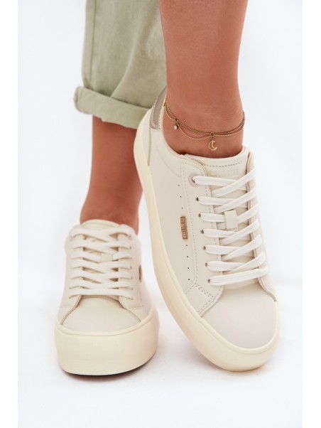 Big Star TT274806 Beige Platform Sneakers