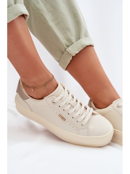 Big Star TT274806 Beige Platform Sneakers
