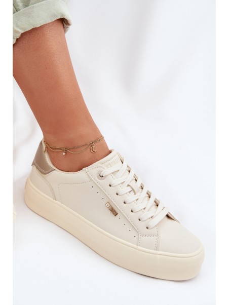 Big Star TT274806 Beige Platform Sneakers