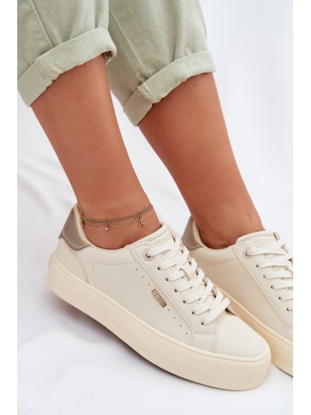 Big Star TT274806 Beige Platform Sneakers