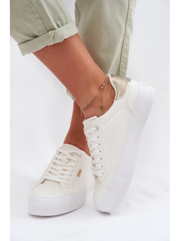 Big Star TT274805 White Platform Sneakers