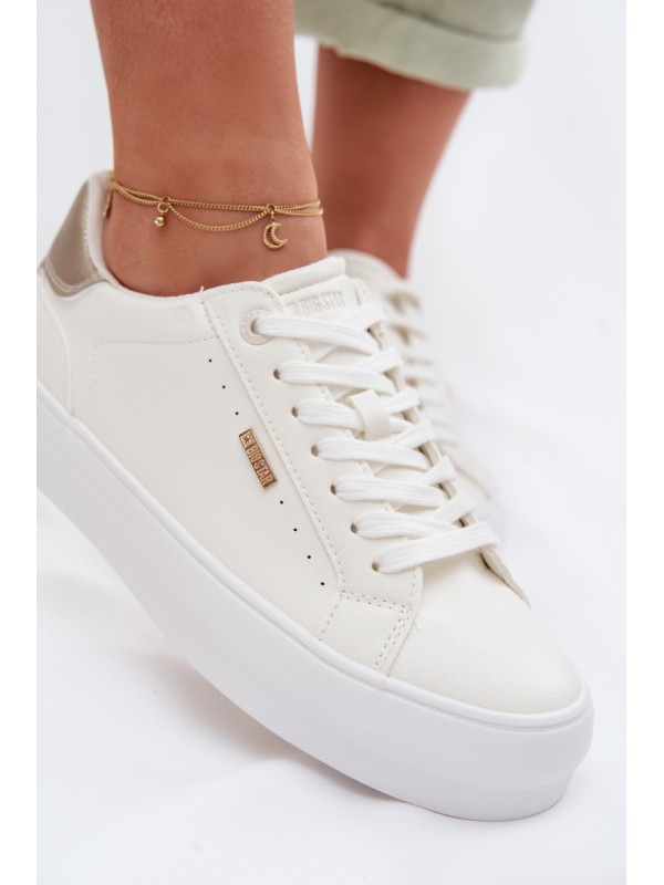 Big Star TT274805 White Platform Sneakers