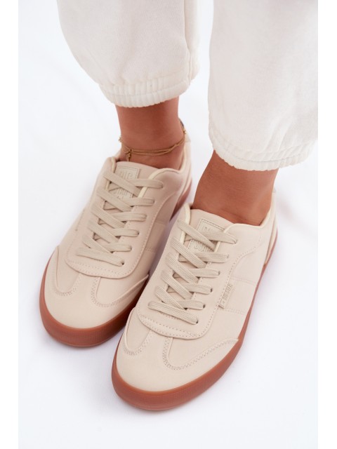 Women's Fabric Sneakers Big Star TT274358 Beige