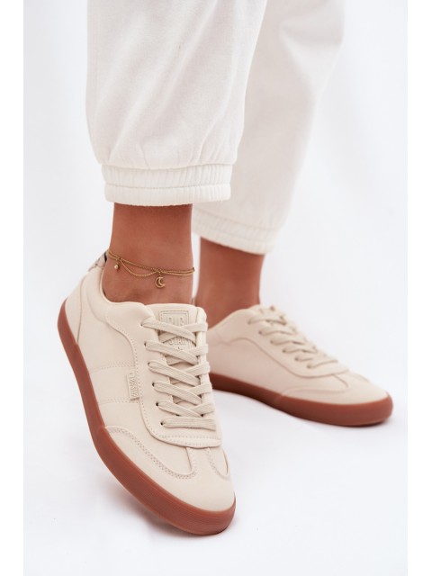 Women's Fabric Sneakers Big Star TT274358 Beige 2
