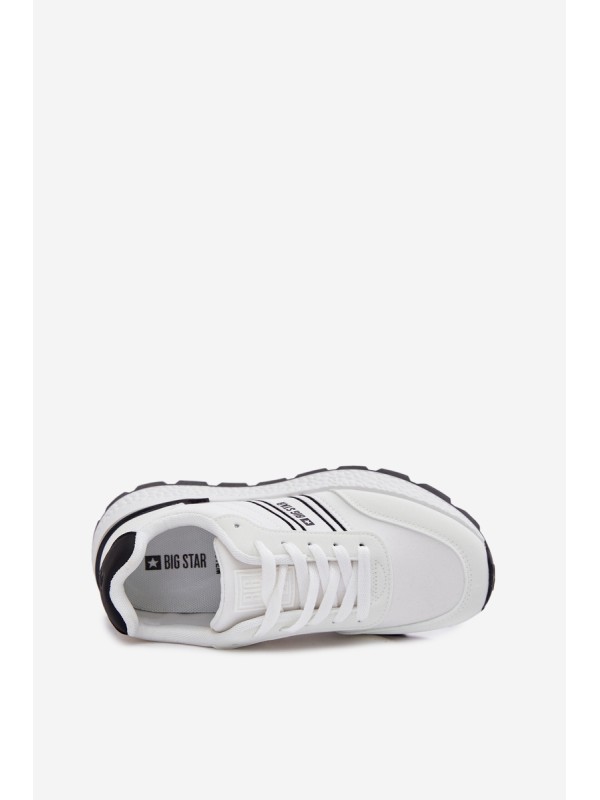 Women's Platform Sneakers Big Star TT274882 Hi-Poly System White