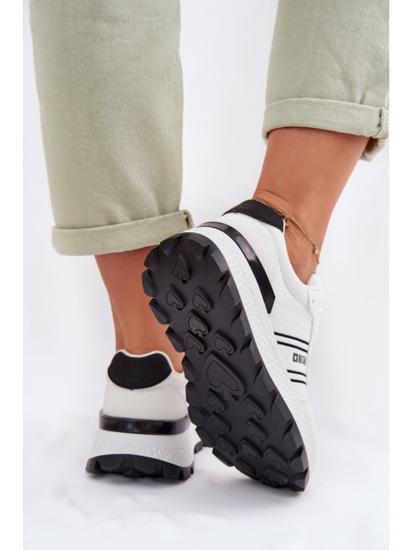 Women's Platform Sneakers Big Star TT274882 Hi-Poly System White