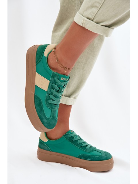 Women's Suede Sneakers Big Star TT274163 Green