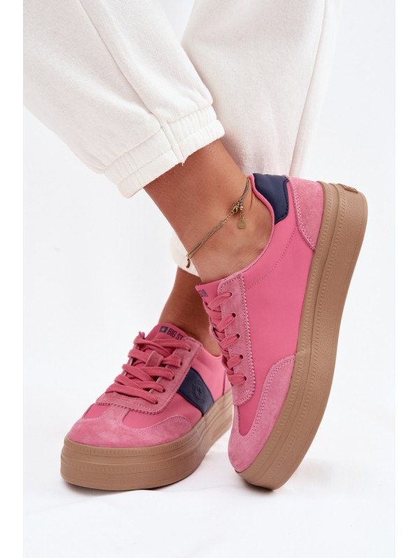 Moteriški zomšiniai sportbačiai Big Star TT274164 Pink