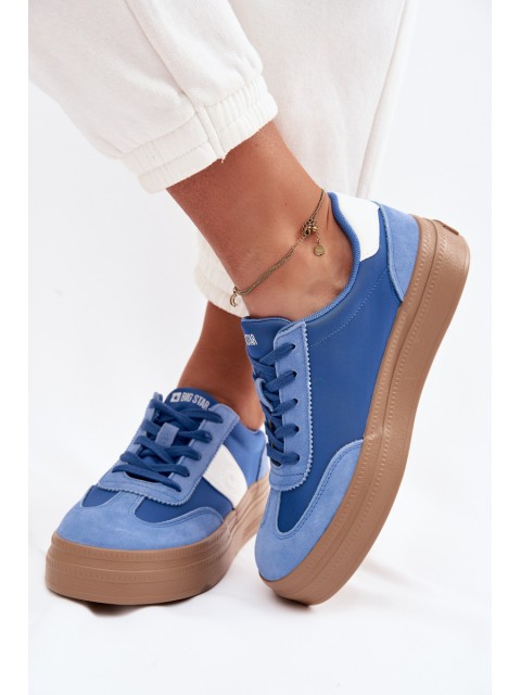 Women's Suede Sneakers Big Star TT274165 Blue