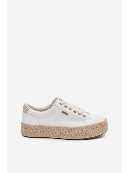 Women's Espadrilles with Platform Big Star TT274349 White