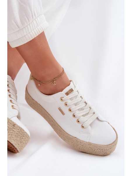 Women's Espadrilles with Platform Big Star TT274349 White