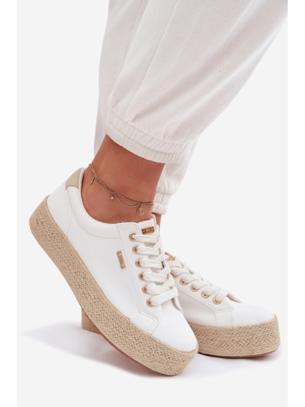 Women's Espadrilles with Platform Big Star TT274349 White