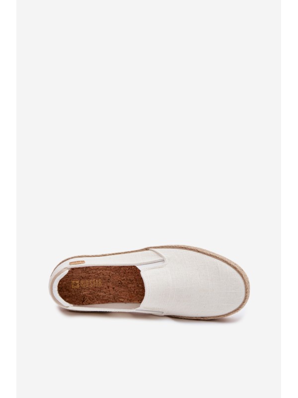 Women's Platform Espadrilles Big Star TT274090 Ecru