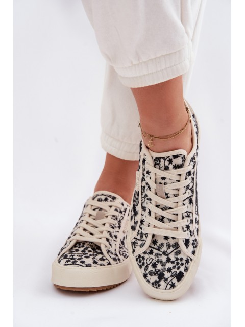 Women's Light Beige Sneakers Big Star TT274842 2