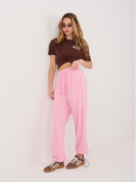 Sportinės kelnės-CLM-DR-1943.86-rožinės