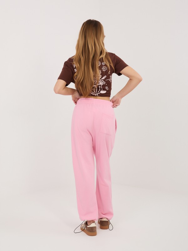 Sportinės kelnės-CLM-DR-1943.86-rožinės