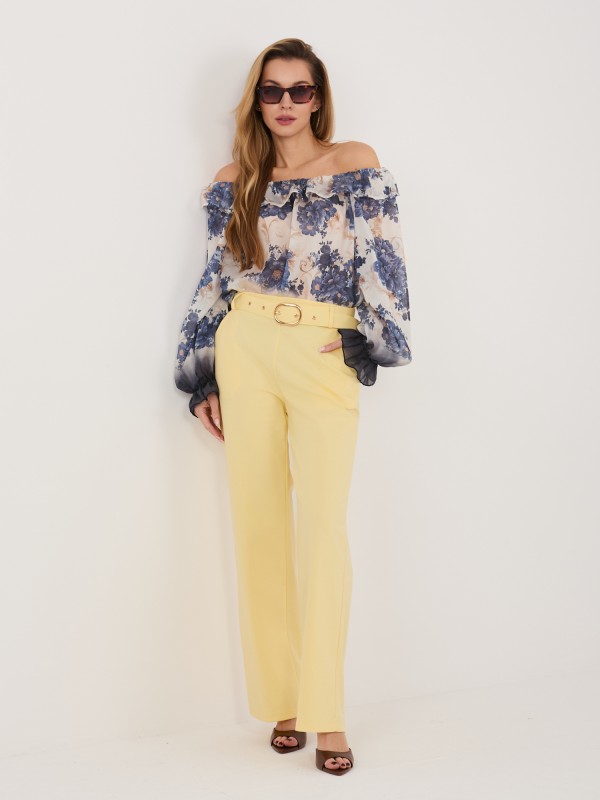 Spodnie-IT-SP-FL8252-1.90-jasny żółty