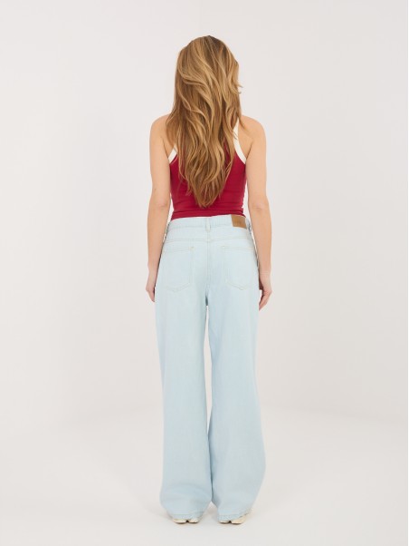 Kelnės-D80033BB62629L221-šviesiai mėlynos