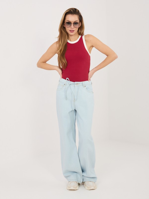 Kelnės-D80033BB62629L221-šviesiai mėlynos