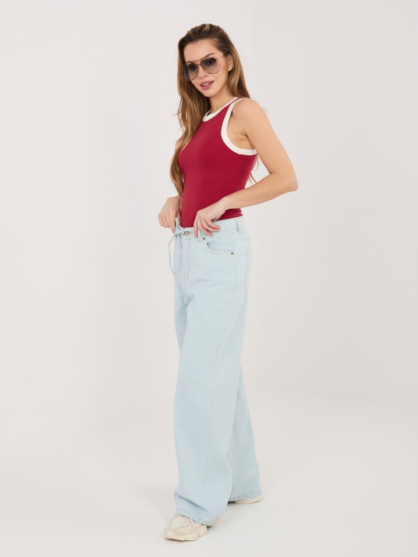 Kelnės-D80033BB62629L221-šviesiai mėlynos