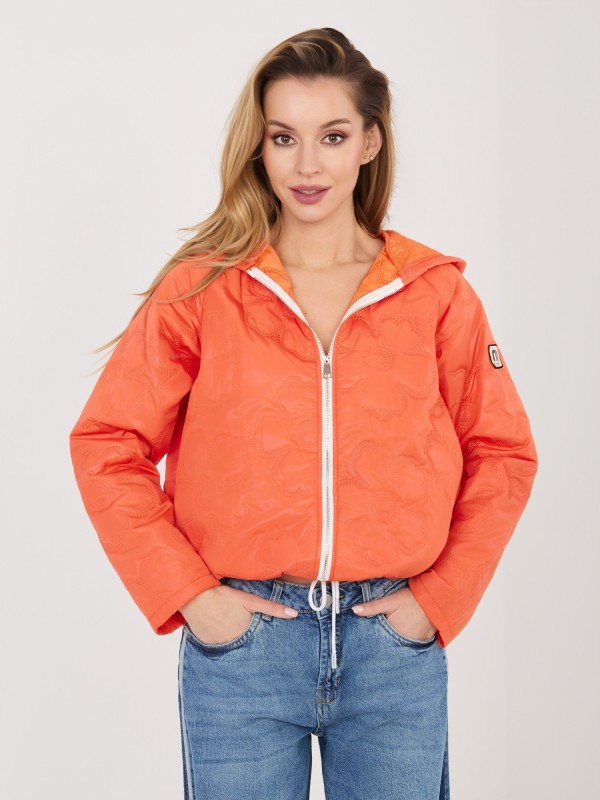 Kurtka-IT-KR-FL10126.86-pomarańczowy