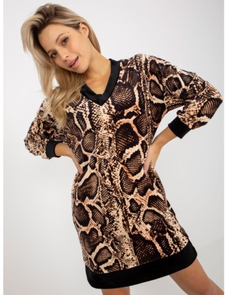 Tunika-RP-TU-8189-4.09-juodos-smėlio spalvos