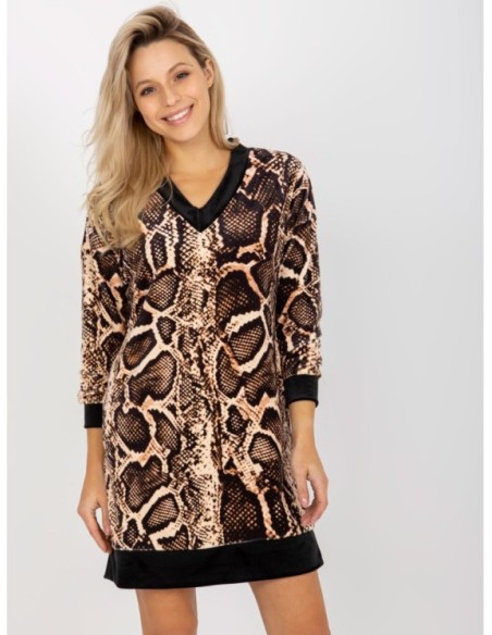 Tunika-RP-TU-8189-4.09-juodos-smėlio spalvos