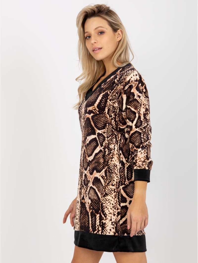 Tunika-RP-TU-8189-4.09-juodos-smėlio spalvos