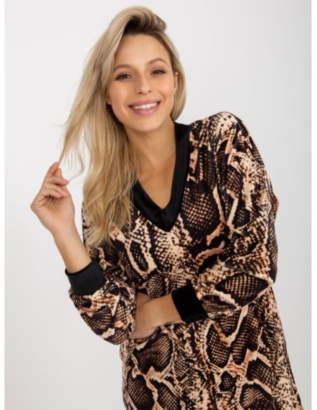 Tunika-RP-TU-8189-4.09-juodos-smėlio spalvos