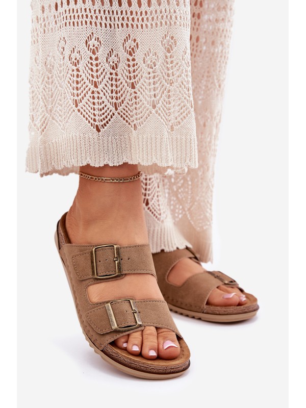 Ladies Preventive Slippers Inblu Brown AA000068